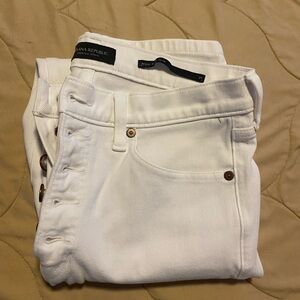 Banana Republic Women's Crisp White Skinny Jeans